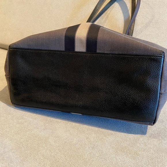 Coach Gray and Black Tote Bag - Picture 3 of 8